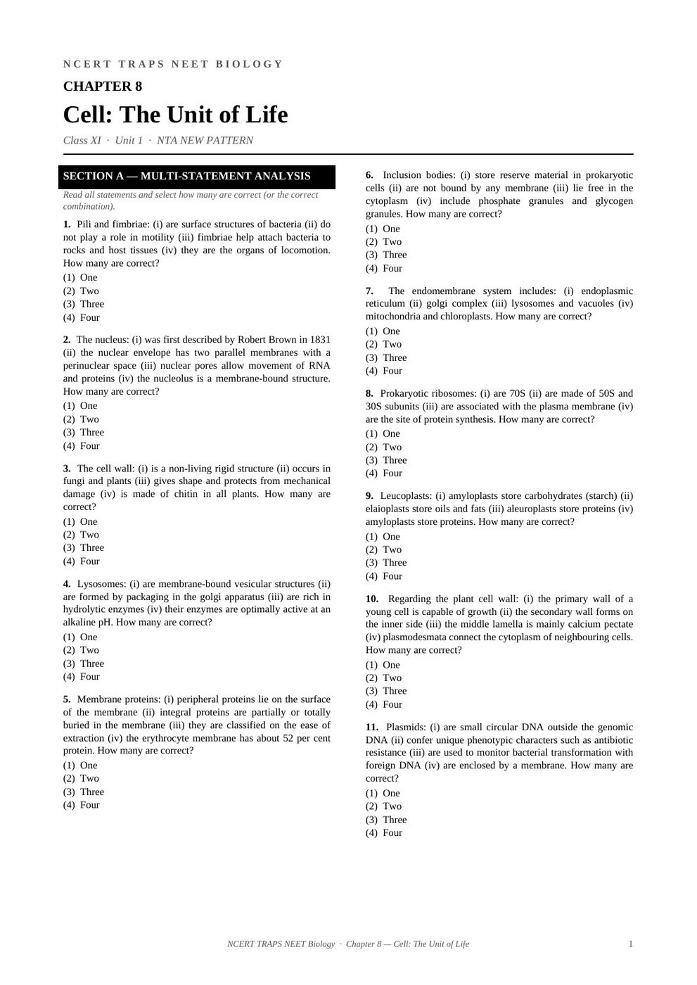 Chapter opener and the Multi-Statement Analysis section.